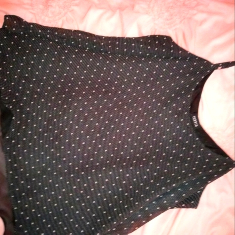 Pretty little lace top never been worn with the flounce bottom size one Torrid